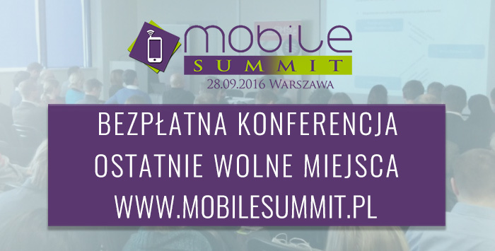 MOBILE SUMMIT  już 28 września w Warszawie!