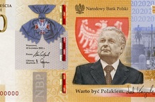 Banknot „Lech Kaczyński. Warto być Polakiem" najlepszym banknotem kolekcjonerskim roku 2021