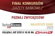 Gala TechnoBiznes i Najlepszy Bank 2023 na żywo!