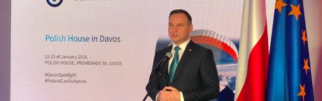 Davos: Prezydent otworzył Dom Polski Pekao i PZU
