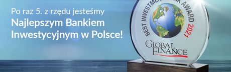 Pekao najlepszym bankiem inwestycyjnym według „Global Finance”