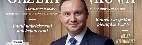 Prezydent Andrzej Duda w nowej "Gazecie Bankowej"