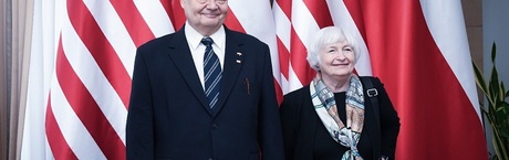 Spotkanie prezesa NBP z Sekretarz Stanu USA