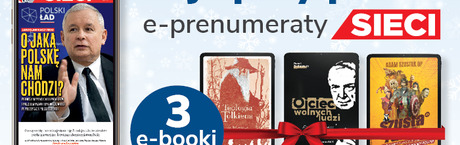 Trzy e-booki w prezencie dla e-prenumeratorów „Sieci”