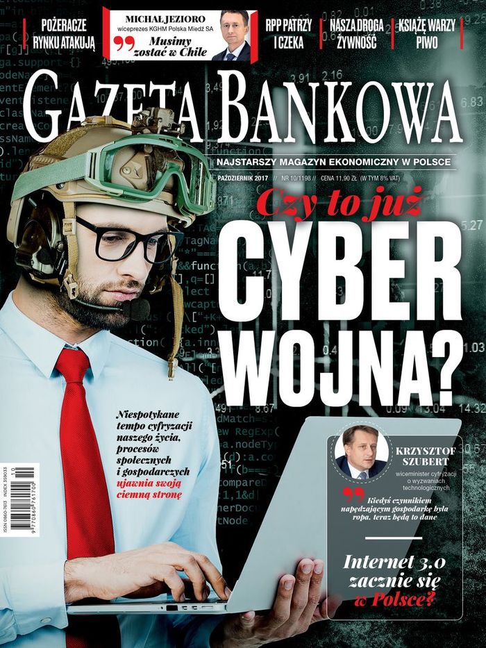 „Gazeta Bankowa” o cyberbezpieczeństwie