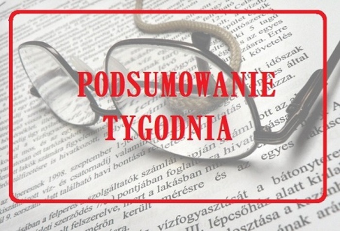 Gospodarcze podsumowanie tygodnia Gospodarcze podsumowanie tygodnia