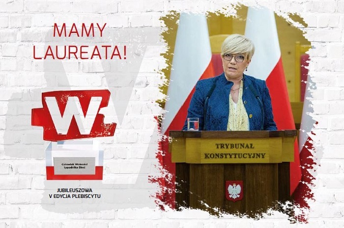 Julia Przyłębska Człowiekiem Wolności tygodnika „Sieci” 2017