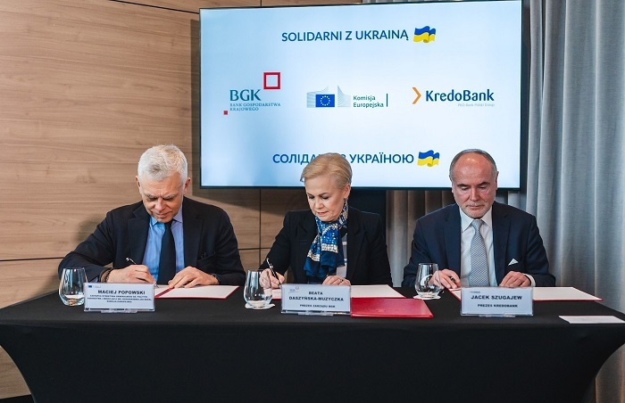 KE, BGK i KredoBank razem dla Ukrainy