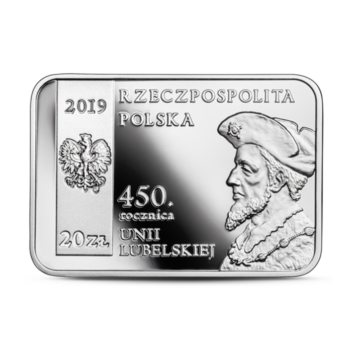 Moneta NBP: 450. rocznica Unii Lubelskiej