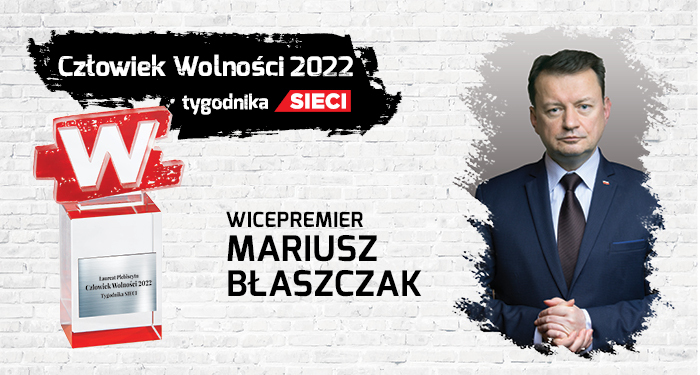 Oto Człowiek Wolności tygodnika „Sieci” 2022 roku Oto Człowiek Wolności tygodnika „Sieci” 2022 roku