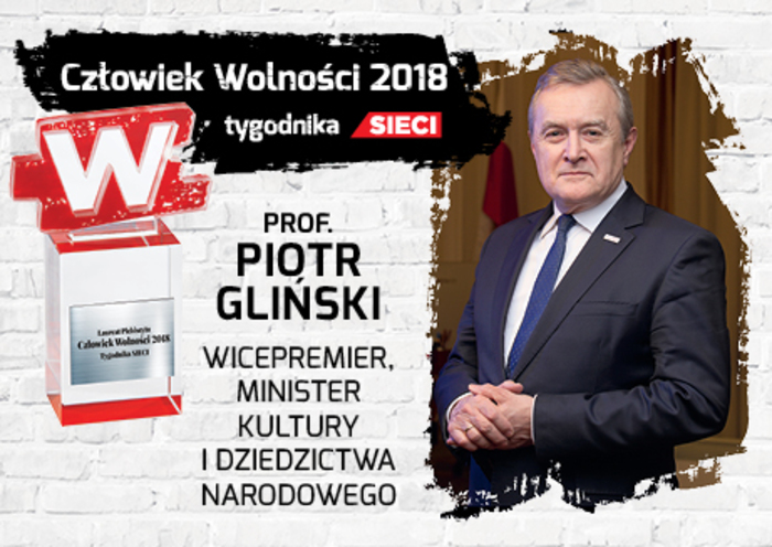 Prof. Piotr Gliński Człowiekiem Wolności 2018