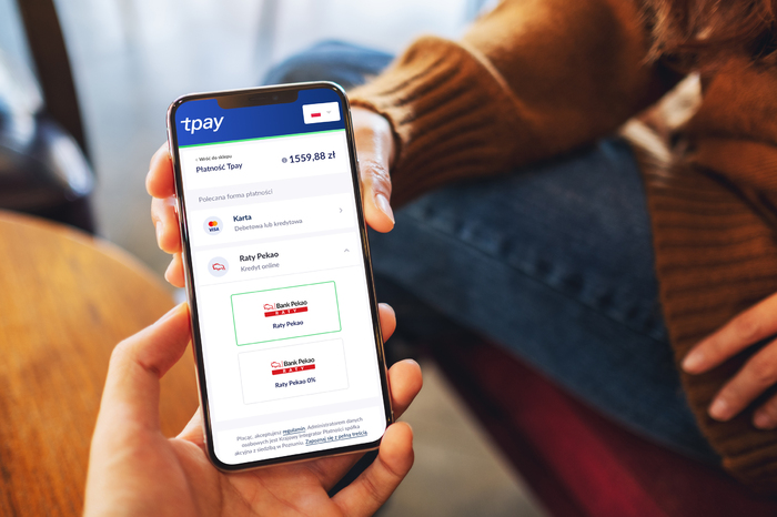 Tpay oferuje raty online z Pekao