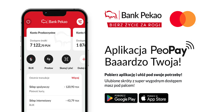 W Banku Pekao kampania promująca aplikację mobilną