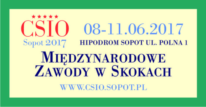 Wysokie przeszkody podczas zawodów CSIO Sopot