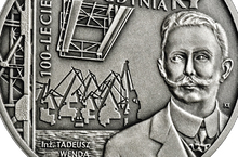 100-lecie Portu Gdynia na srebrnej monecie NBP