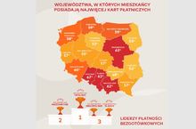 Mapa Polski bezgotówkowej AD 2018