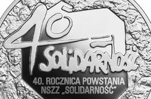 NBP upamiętnia 40. rocznicę powstania „Solidarności"