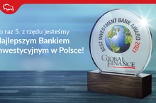 Pekao najlepszym bankiem inwestycyjnym według „Global Finance”