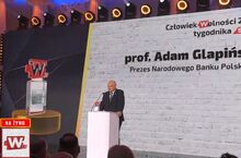 Prof. Adam Glapiński Człowiekiem Wolności 2023 tygodnika "Sieci"