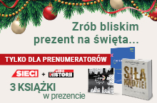 Trzy książki w prezencie dla prenumeratorów!