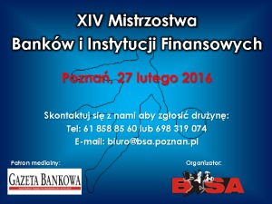 XIV Mistrzostwa Banków i Instytucji Finansowych w Halowej Piłce Nożnej 